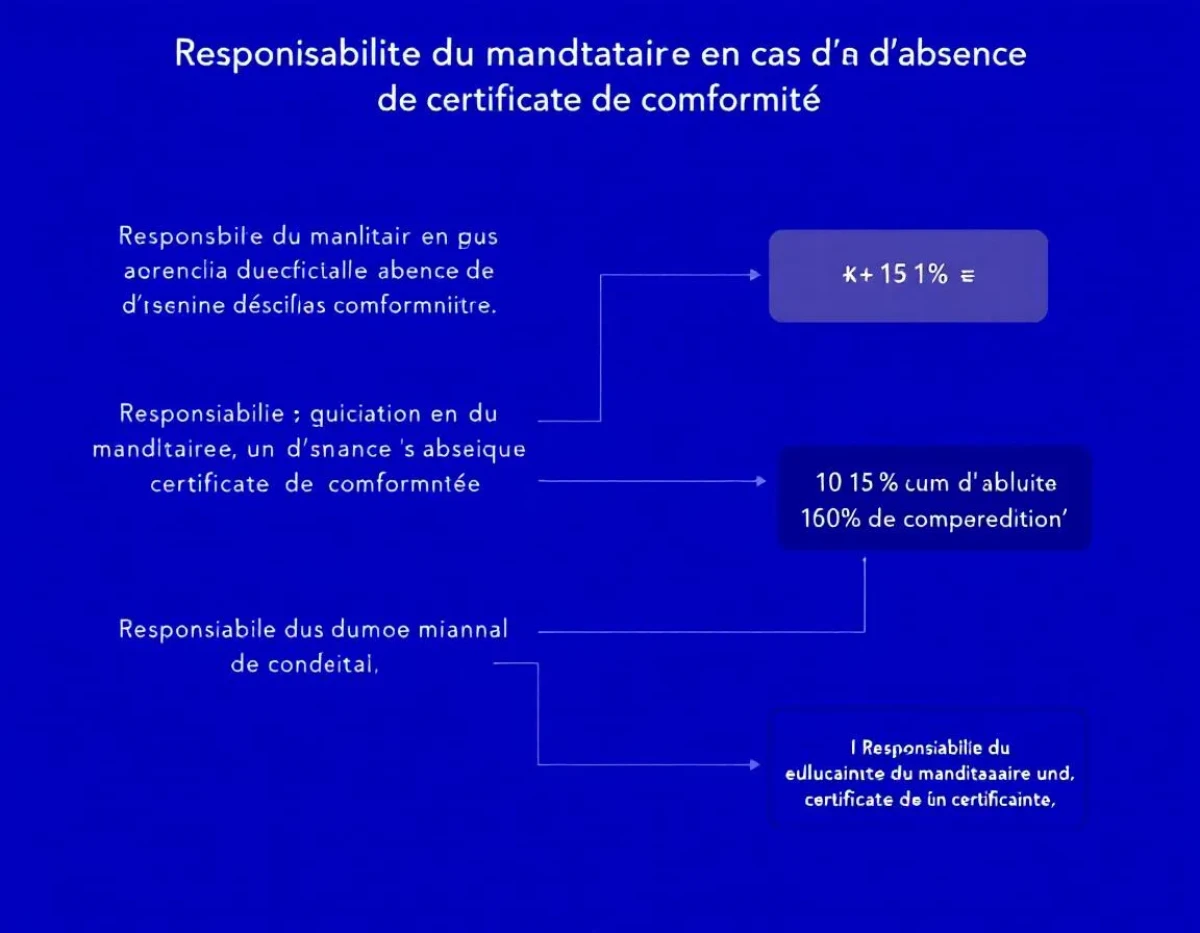Responsabilité du mandataire en cas d'absence de certificat de conformité