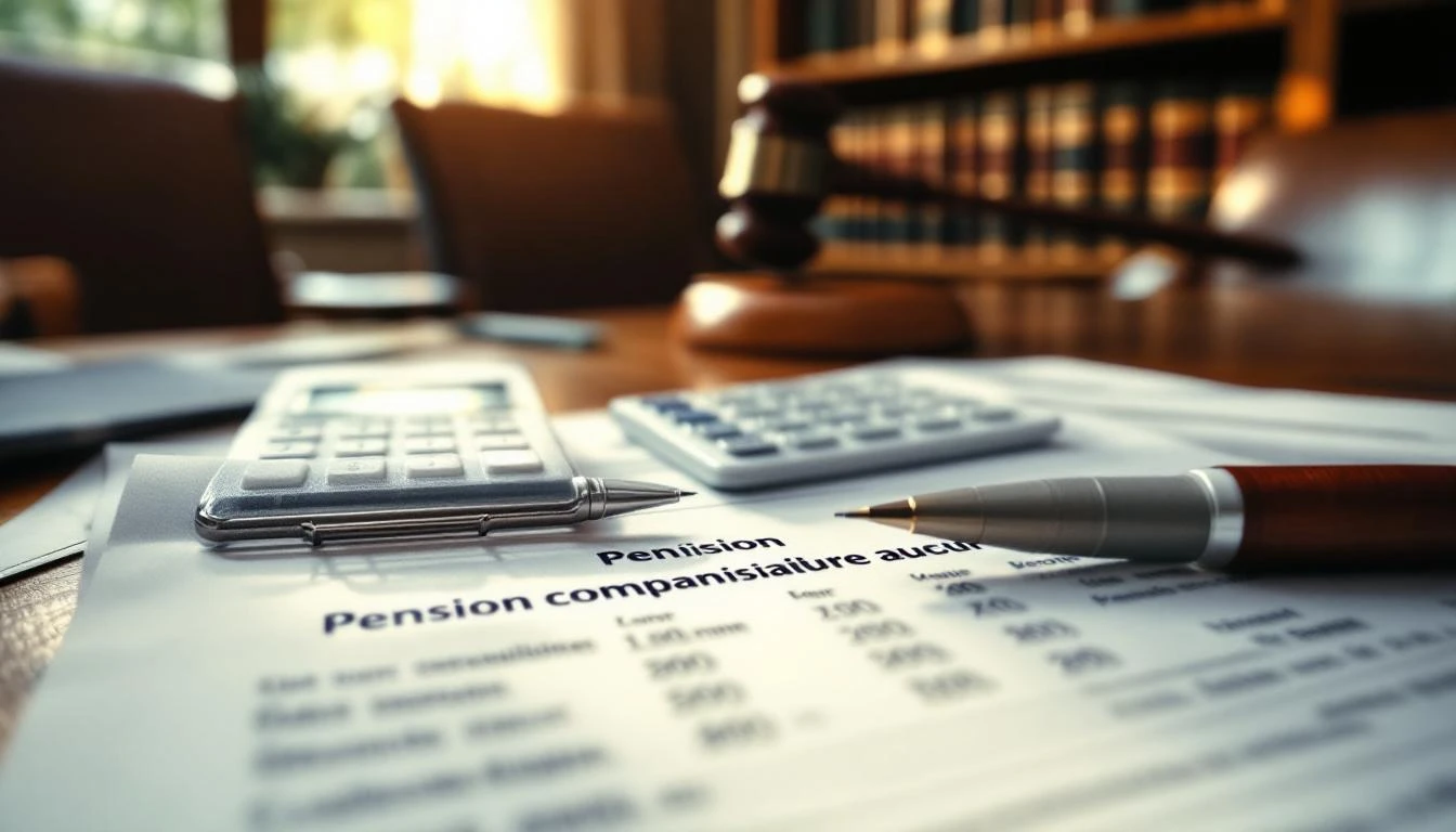 Pension compensatoire calcul : barème et méthode en 2026